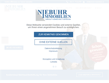 Tablet Screenshot of niebuhr-immobilien.de